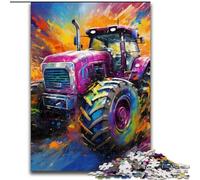 1000Pc Adults Jigsaw Puzzle Tractor Puzzles 1000Pieces for Adults Family Game Night, Home Decor & Brain Training Gift (Size 50x75 cm)