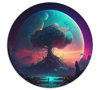 1000Pc Adults Jigsaw Puzzle Tree of Life Cardboard Jigsaw Home Activity for Holidays,Birthdays,and Family Game Nights (Size 67.5x67.5cm)