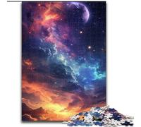 1000Pc Adults Jigsaw Puzzle Unveiled Brilliant Colors Planets Jigsaw Puzzle Made of Wood,Fun at Home Activities, Birthday Present, Travel Gifts 1000pcs(50x75cm)