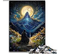 1000Pc Adults Jigsaw Puzzle Yin Yang Ninja Challenging Puzzles 26X38CM Ideal for Family Fun, Relaxation
