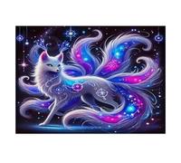 1000pc Jigsaws For Adults Fox Star Tail Leisure | 52x38cm Paper Adults Puzzle Game Easy Assembly Home Decor