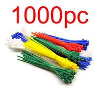 1000Pc Nylon Plastic Cable Ties Long Wide Long Zip Wrap Organiser Tidy Wires