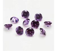1000Pcs 0.8-3.0Mm Round Loose Cubic Zirconia 5A CZ Stone Synthetic Gems for Jewelry Making Amethyst 1.8mm 1000pcs