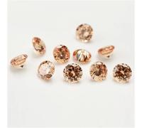 1000Pcs 0.8-3.0Mm Round Loose Cubic Zirconia 5A CZ Stone Synthetic Gems For Jewelry Making Champagne 1.25mm 1000pcs