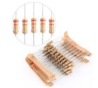 1000pcs 1 2W Carbon Film Resistors Assortment 5 Tolerance 100 Different Values High Stability Electronics Component Kit