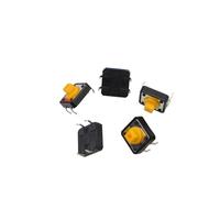 1000Pcs 12x12x7.3 mm Tactile Switches Yellow Square Push Button Tact Switch 12 * 12 * 7.3mm switch DIP4 Controls Switches