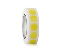 1000Pcs 13mm DotsSticker Colorful DotsSticker Adhesive Label Sticker for Classroom and Document Organization White Sticker