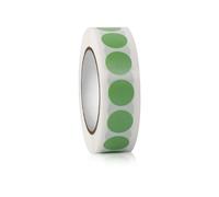 1000Pcs 13mm DotsSticker Colorful DotsSticker Adhesive Label Sticker for Classroom and Document Organization White Sticker