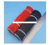 1000Pcs 15cm Red Black Double End Tinned 26AWG 1007 PCB Solder Electronic Wire Jumper Connector AUOQKQUT