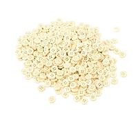 1000pcs 15MM Round Wooden Buttons with 4 Holes, Small Wood Sewing Buttons for Clothes Crafting, DIY Handicraft Decoration Accessories for Sweaters Shirts Bags