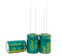 1000pcs~200pcs/lot high-frequency crystal 220UF 25V Size 8 * 12MM(200PCS)