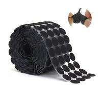 1000pcs 20mm Self Adhesive Hook and Loop Dots, Waterproof DIY Movable Backing Fastening Tape, Double Sided Sticky Adhesive Pads for Home, School, Office (Black)
