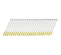 1000Pcs 21 Degree 0.113" x 2-3/8" Framing Nails, Galvanized Carbon Steel Plastic Collated Nails for Furniture/Constructions, Color Zinc