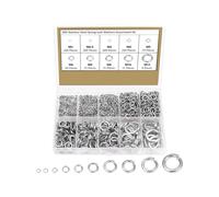 1000Pcs 304 Stainless Steel Spring Lock Washer Kit, Metric Split Washers for Screws Bolts Assortment