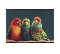 1000pcs(38x26cm) Jigsaw Puzzles for Adults Bird Book Club Puzzle for Adults Brain Teaser Game Wall Art Unique Gifts for Birthday And Christmas 1000pcs(38x26cm)