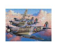 1000pcs(38x26cm) Puzzles for Teenagerss Spitfire Formation Jigsaw Puzzle Brain Teaser Game Presents for Women Deal As Gifts for The Whole Family 1000pcs(38x26cm)