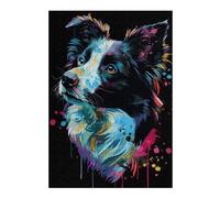 1000pcs(38x26cm) Rompecabezas Para Adolescentes Colorful Dog Art Print-33 Rompecabezas Para Adultos Juego De Ingenio Regalo De Cumpleaños Ayuda A Ejercitar El Cerebro 1000pcs(38x26cm)