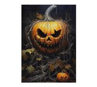1000pcs(38x26cm) Rompecabezas Para Adolescentes Halloween Jack-o'-Lantern Decorations Rompecabezas Juguetes Antiestrés Regalos Para Mujeres Es Ideal Como Regalo 1000pcs(38x26cm)