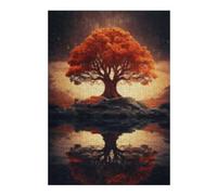 1000pcs(38x26cm) Rompecabezas Para Adolescentes The Autumn Tree Of Life Rompecabezas Juguetes Antiestrés Decoración Del Hogar Juego Desafiante Regalos 1000pcs(38x26cm)
