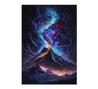 1000pcs(38x26cm) Rompecabezas Para Adolescentes Volcanic Galaxy Eruption Rompecabezas Para Adultos Juego Familiar Una Obra De Arte Regalos Únicos Para Cumpleaños