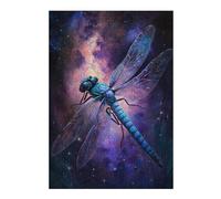1000pcs(38x26cm) Rompecabezas Para Adultos Cosmic Dragonfly Art Print-4 Rompecabezas Para Adultos Juegos Familiares Desafío Difícil Regalos Únicos Para Cumpleaños Y Navidad 1000pcs(38x26cm)