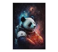 1000pcs(38x26cm) Rompecabezas Para Adultos Panda Astronaut in Space-1 Rompecabezas Para Adultos Juego Práctico Análisis Y Lógica Difícil Y Desafiante 1000pcs(38x26cm)