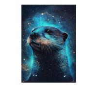 1000pcs(38x26cm) Rompecabezas Para Adultos Space Otter Celestial Majesty Rompecabezas Para Adultos Juego Familiar Decoración Del Hogar Regalos De Cumpleaños Y Únicos 1000pcs(38x26cm)