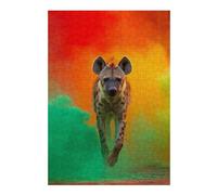 1000pcs(38x26cm) S Jigsaw Puzzles for Adults Teenagerss Spotted Hyena in Colorful Smoke Jigsaw for Adults Family Games Stress Reliever for Is Ideal As A Gift 1000pcs(38x26cm) S