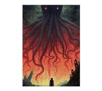1000pcs(38x26cm) S Jigsaws for Adults Puzzle Monster Rising The Giant Squid Awakening Puzzle for Adults Family Game Improve Memory Birthday Present, Gifts, 1000pcs(38x26cm) S