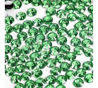 1000pcs 3mm Flat Back Non-Stick Rhinestone Crystal Diamantes Nail Art & Craft Scrapbooking Embellishments 90 Available Colours (3mm, Green #26)