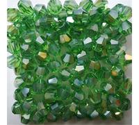 1000pcs 4mm Bicone Crystal Beads Bulk Beaded Wholesale Beads Mix Lot Faceted Crystal Glass Beads Beads for Jewelry Making (deep Green ab)