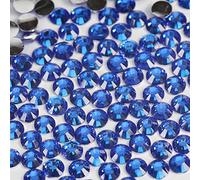 1000pcs 4mm Flat Back Non-Stick Rhinestone Crystal Diamantes Nail Art & Craft Scrapbooking Embellishments 90 Available Colours (4mm, Royal Blue #15)
