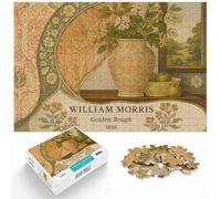 1000pcs (52x38cm) 1000 Piece Jigsaw, William Morris Golden Bough Floral, Festive Gift