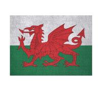 1000pcs(52x38cm) Jigsaw Puzzles for Adults Flag of Wales on Wall Puzzle for Adults Brain Teaser Game Wall Art Unique Gifts for Birthday And Christmas 1000pcs(52x38cm)