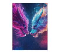 1000pcs(52x38cm) Jigsaw Puzzles for Adults Jigsaw Fantasy Dragon Duel Art Print Puzzles for Adults Family Game Home Decoration Christmas Birthday Gifts 1000pcs(52x38cm)