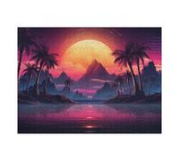 1000pcs(52x38cm) Jigsaws for Teenagerss Enchanted Synth Dreams Puzzle for Adults Hands-on Game Hand Speed Race Birthday Present, Gifts, 1000pcs(52x38cm)