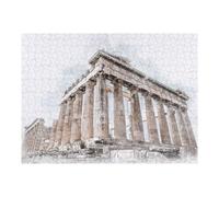 1000pcs(52x38cm) Puzzles for Teenagerss Greece Parthenon Jigsaw Puzzle Brain Teaser Game Presents for Women Deal As Gifts for The Whole Family 1000pcs(52x38cm)