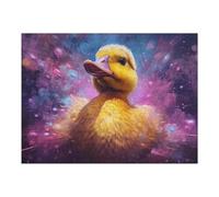 1000pcs(52x38cm) Puzzles for Teenagerss Purple Magic Duck Jigsaw Puzzle Brain Teaser Game Presents for Women Deal As Gifts for The Whole Family 1000pcs(52x38cm)