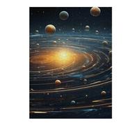 1000pcs(52x38cm) Puzzles for Teenagerss Solar Symphony Jigsaw Puzzle Brain Teaser Game Presents for Women Deal As Gifts for The Whole Family 1000pcs(52x38cm)