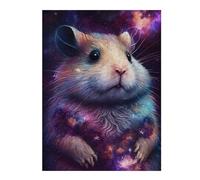 1000pcs(52x38cm) Rompecabezas Para Adolescentes Cosmic Hamster Art Print-3 Rompecabezas Juguetes Antiestrés Regalos Para Mujeres Es Ideal Como Regalo 1000pcs(52x38cm)