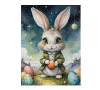 1000pcs(52x38cm) Rompecabezas Para Adolescentes Easter Bunny with Eggs-2 Rompecabezas Para Adultos Juego De Ingenio Regalo De Cumpleaños Ayuda A Ejercitar El Cerebro 1000pcs(52x38cm)