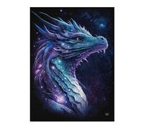 1000pcs(52x38cm) Rompecabezas Para Adolescentes Galactic Dragon Art Print-30 Rompecabezas Juguetes Antiestrés Regalos Para Mujeres Es Ideal Como Regalo 1000pcs(52x38cm)