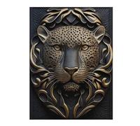 1000pcs(52x38cm) Rompecabezas Para Adolescentes Jaguar Gold Relief Deco Rompecabezas Familiar Juego Regalos Para Mujeres Diversión En Casa Actividades, 1000pcs(52x38cm)