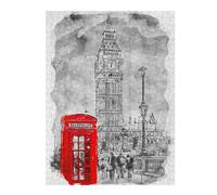 1000pcs(52x38cm) Rompecabezas Para Adolescentes London - Big Ben Rompecabezas Para Adultos Juego De Ingenio Regalo De Cumpleaños Ayuda A Ejercitar El Cerebro 1000pcs(52x38cm)