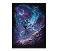 1000pcs(52x38cm) Rompecabezas Para Adolescentes Space Mountain Biking Adventure Rompecabezas Juguetes Antiestrés Regalos Para Mujeres Es Ideal Como Regalo 1000pcs(52x38cm)