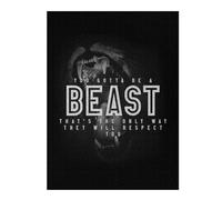 1000pcs(52x38cm) Rompecabezas Para Adolescentes You Gotta Be A Beast Rompecabezas Familiar Juego Regalos Para Mujeres Diversión En Casa Actividades, 1000pcs(52x38cm)