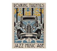 1000pcs(52x38cm) Rompecabezas Para Adultos Roaring Twenties Jazz Music Age Juego De Rompecabezas Para Adultos: Regalos Para Mujeres Interacción Entre Padres E Hijos 1000pcs(52x38cm)