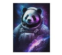 1000pcs(52x38cm) Rompecabezas Para Adultos Y Adolescentes Panda Astronaut Space Suit-1 Rompecabezas Familiar Desafío Difícil Desafío Difícil 1000pcs(52x38cm)