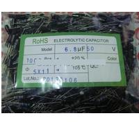 1000PCS 6.8UF 50V 50V6.8UF Aluminum Electrolytic Capacitor 5 * 11MM BIANMTSW