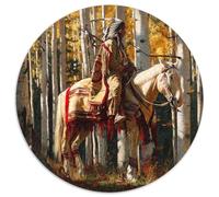 1000pcs (67.5x67.5cm) Native Americans on Horseback Puzzle DIY-Puzzle Für Erwachsene